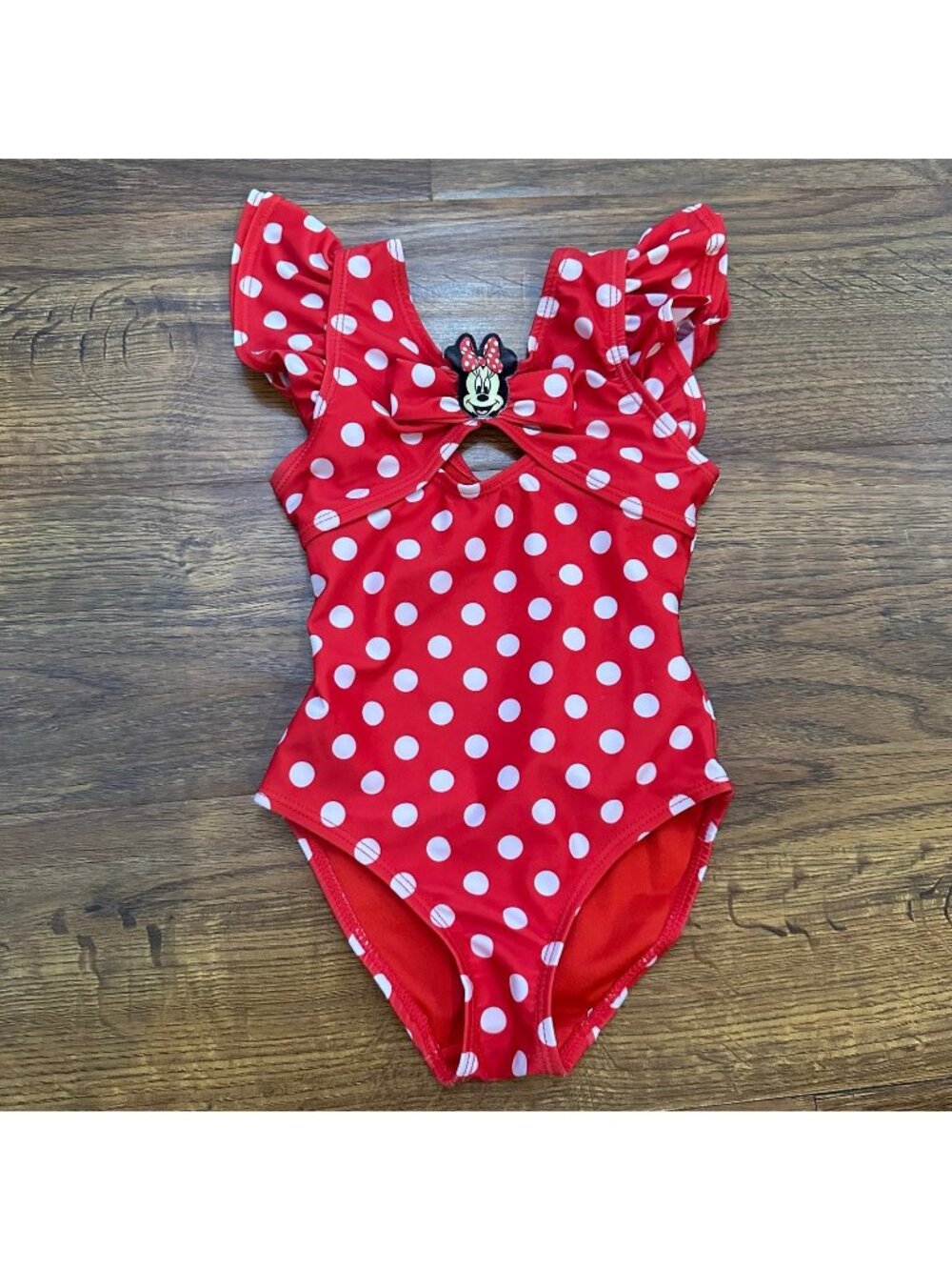 Disney Parks Minnie Mouse polka dot one piece swimsuit